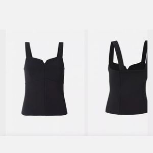 NIP CAbi Falk 2020 Black Under Over Tank #4011